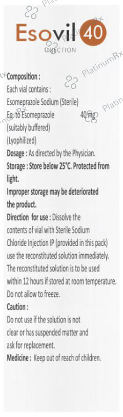 Esovil 40mg Injection 1s