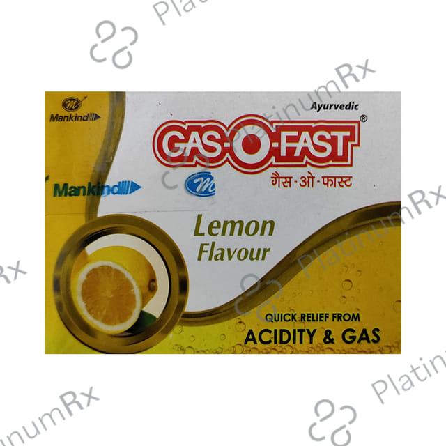 Gas O Fast Lemon Sachet 6X5gm