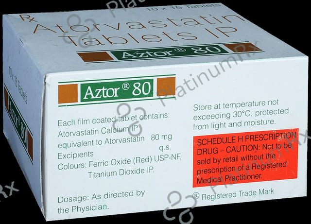 Aztor 80mg Tablet 15s