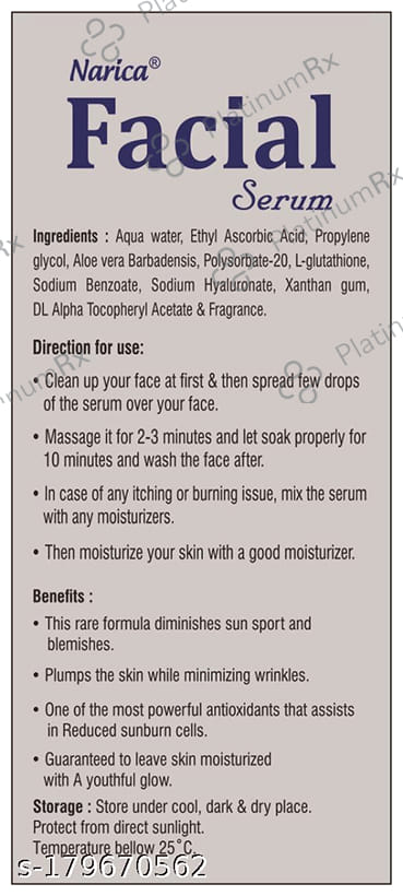 Narica Facial Serum