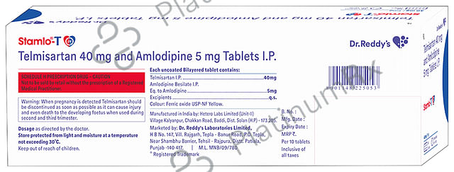 Stamlo T 5/40mg Tablet 10s