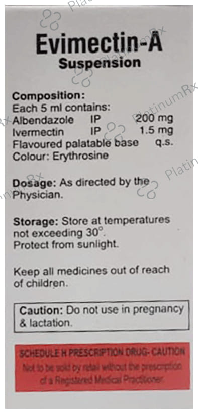 Evimectin A 200/1.5mg Suspension 10ml