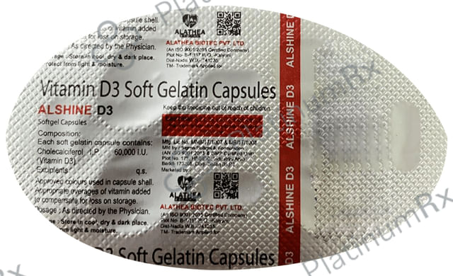 Alshine D3 Softgel Capsule