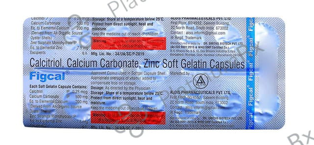 Figcal Soft Gelatin Capsule 15s
