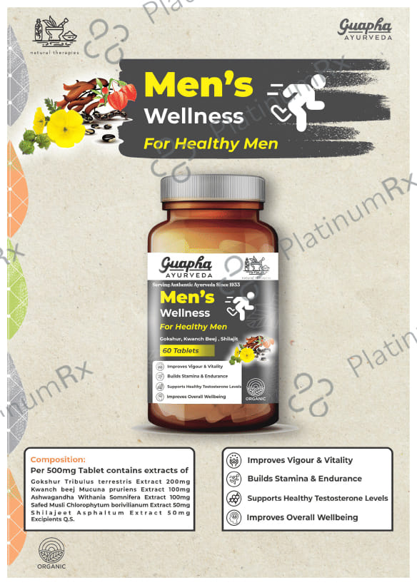 Guapha Ayurveda Men's Wellness Tablet