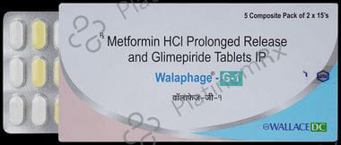Walaphage G 1/500mg Tablet PR 15s