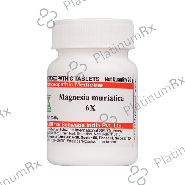 Dr Willmar Schwabe India Magnesium Muriaticum Trituration Tablet 3X