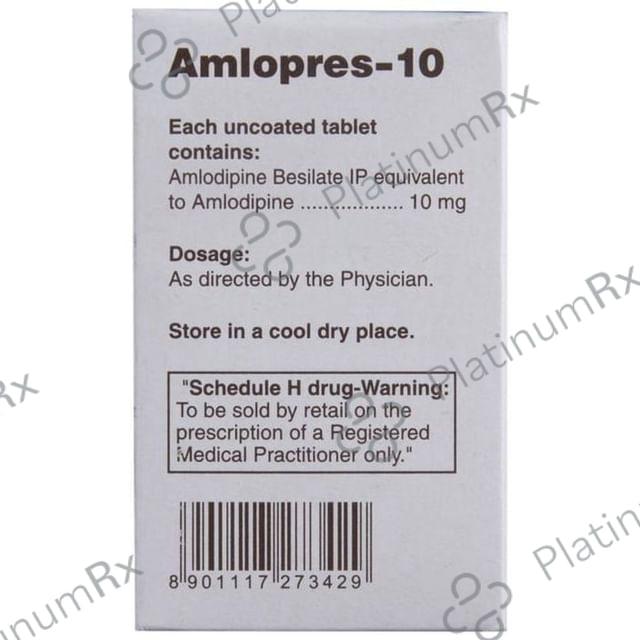 Amlopres 10mg Tablet 10s