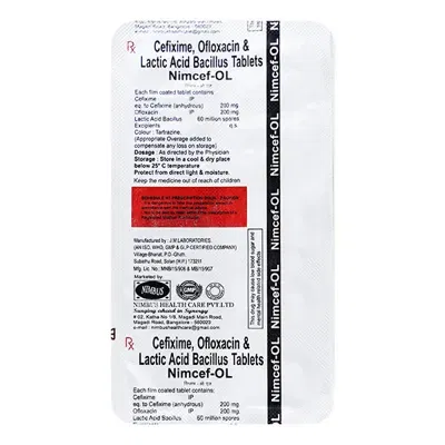 Nimcef Ol 100mg Tablet 10s