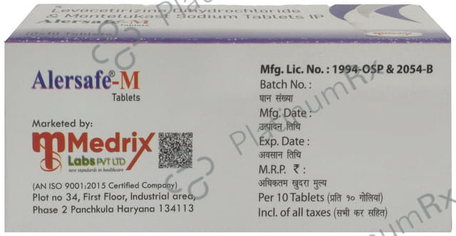 Alersafe 5/10mg M Tablet 10s