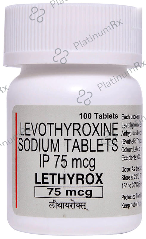 Lethyrox 75mg Tablet 100s