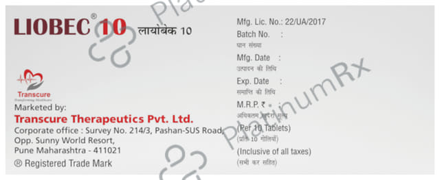 Liobec 10 Tablet