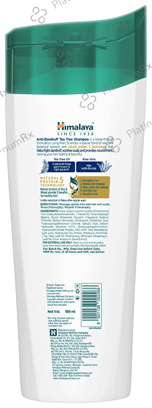 Himalaya Anti Dandruff Shampoo 180ml