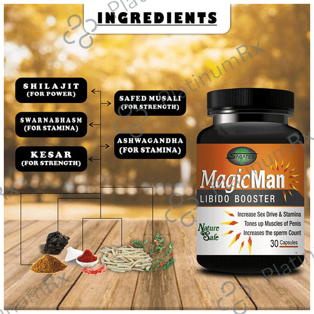 Sabates Magic Man Libido Booster Capsule