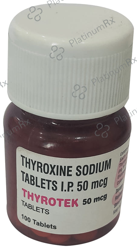 Thyrotek 50mcg Tablet 100s