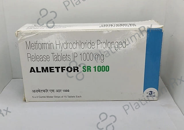 Almetfor 1000mg SR Tablet 15s