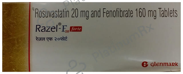 Razel F 20 Forte 20/160mg Tablet 10s