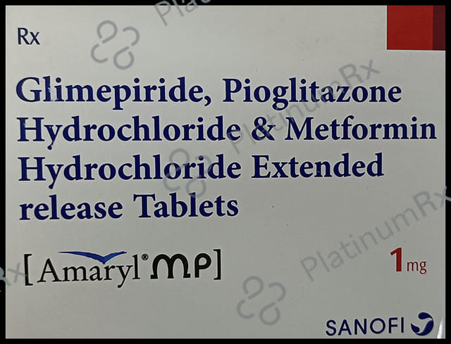 Amaryl MP 1/500/15mg Tablet ER 20s