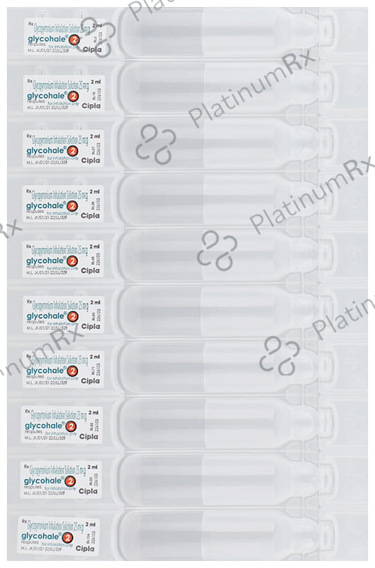 Glycohale 0.025mg Respules 10X2ml