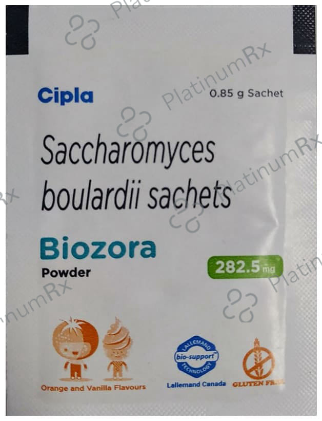 Biozora Orange & Vanilla Flavour Gluten Free Powder 1s