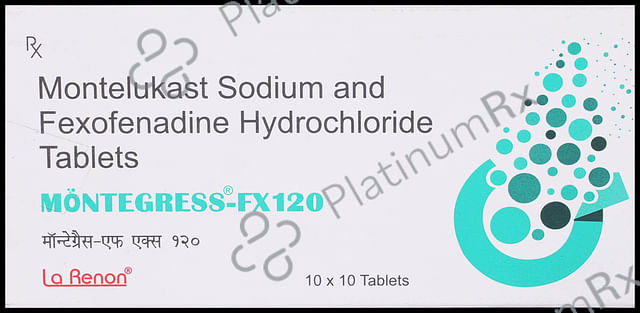 Montegress FX 10mg/120mg Tablet