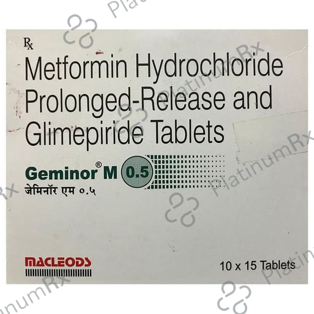 Geminor M 0.5/500mg Tablet PR 15s