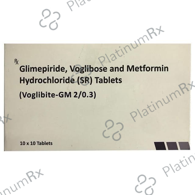 Voglibite GM 2/0.3mg Tablet SR 10s