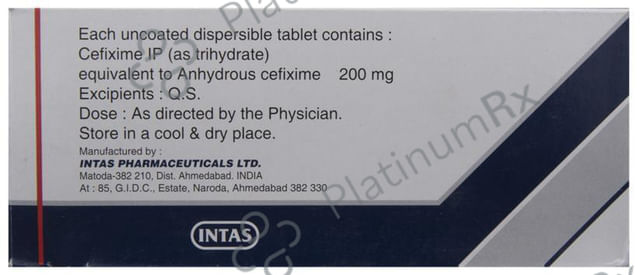 Ceftas 200mg Tablet 10s