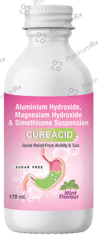 Cureacid Oral Suspension Mint Sugar Free