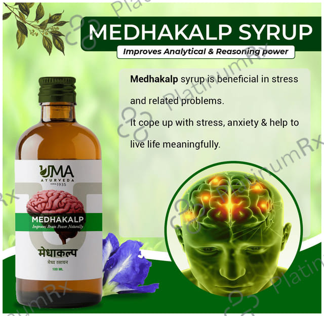 Uma Ayurveda Medhakalp Syurp for Improving Brain Power Naturally