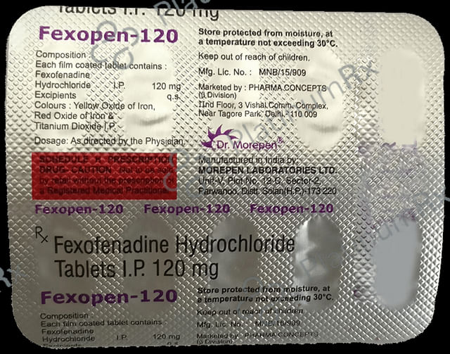 Fexopen 120 Tablet