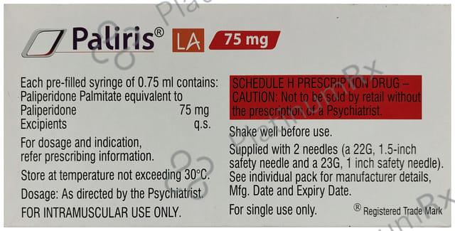 Paliris LA 75mg Injection 0.75ml