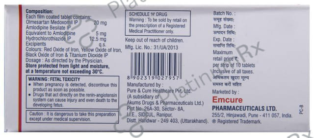 Triolvance 5/12.5/20mg Tablet 10s