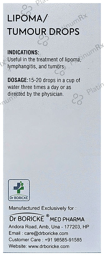 Dr Boricke DB 10 Lipoma/Tumor Drop