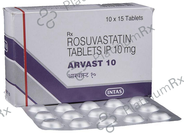 Arvast 10mg Tablet 15s