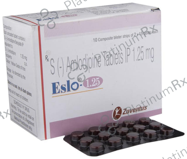 Eslo 1.25mg Tablet 15s