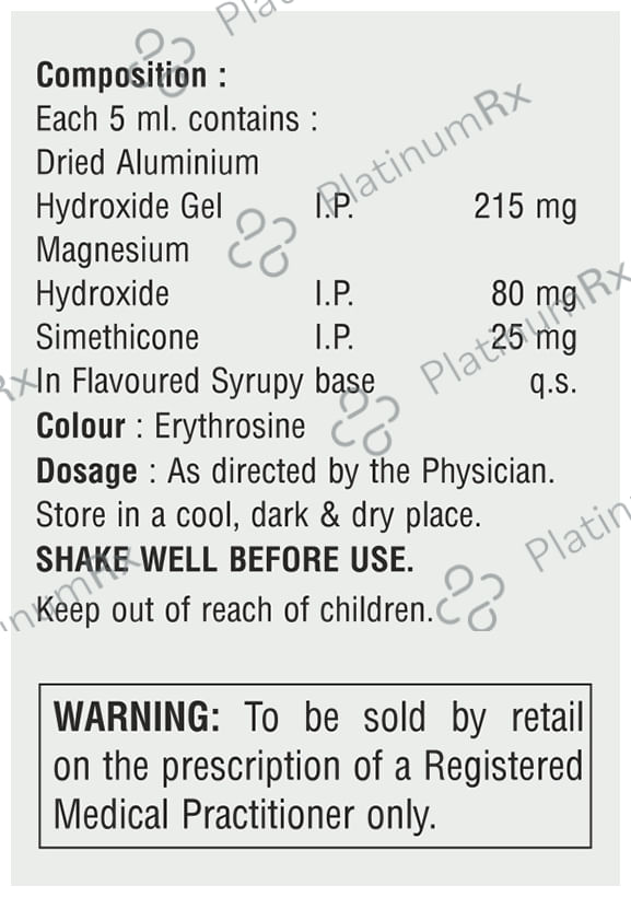Alumcid MPS Oral Suspension 170ml