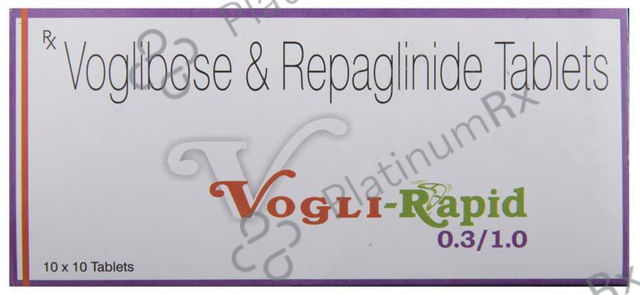 Vogli Rapid 0.3/1mg Tablet 10s