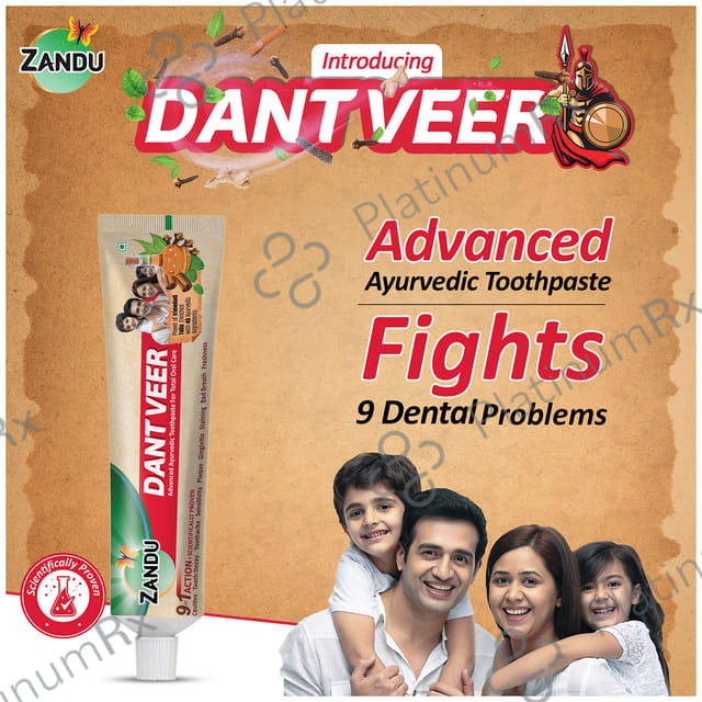 Zandu Dant Veer Toothpaste 400 gm