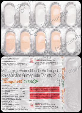 Duopil HS 2/850mg Tablet PR 10s