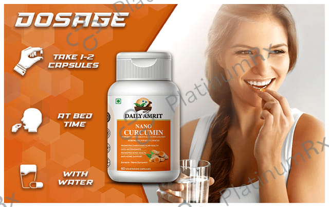 Daily Amrit Nano Curcumin Vegetarian Capsule