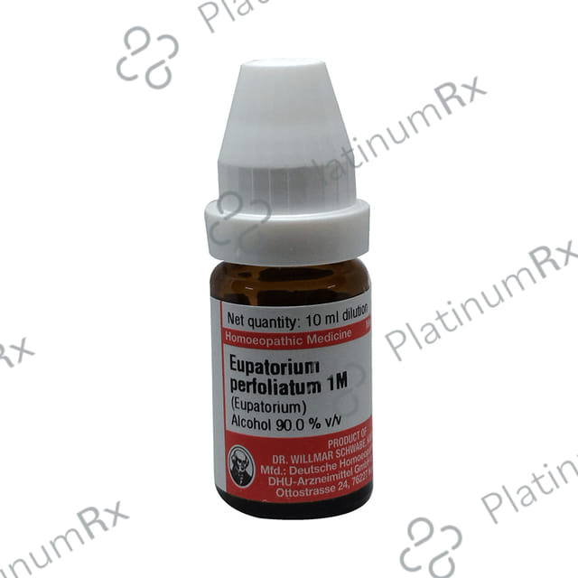 Dr Willmar Schwabe Germany Eupatorium Perfoliatum Dilution 1M