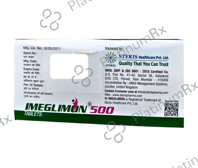 Imeglimon 500mg Tablet 10s