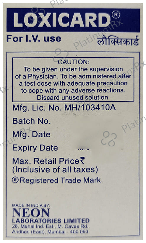 Loxicard 2% Infusion 50ml