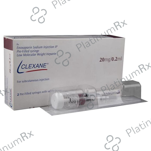 Clexane 20mg Injection 0.2ml