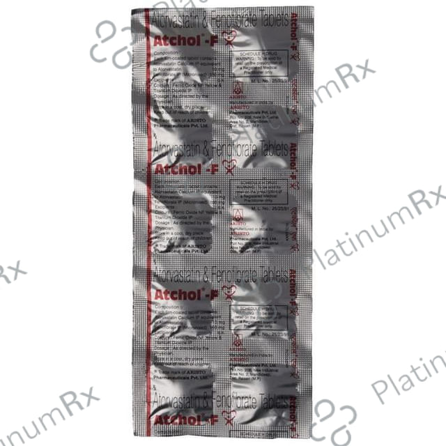 Atchol F 10/160mg Tablet 10s
