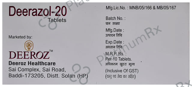 Deerazol 20 Tablet