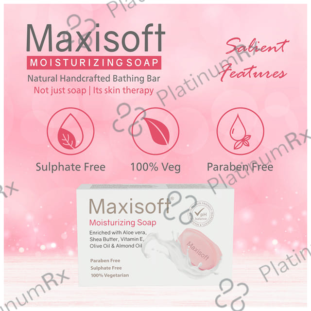 Maxisoft Moisturizing Soap (75gm Each) 4 units