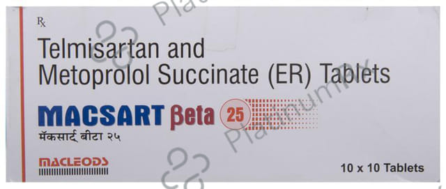 Macsart Beta 25/40mg Tablet ER 10s