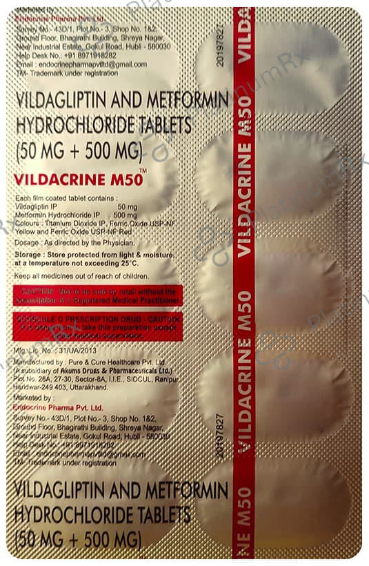 Vildacrine M50 Tablet